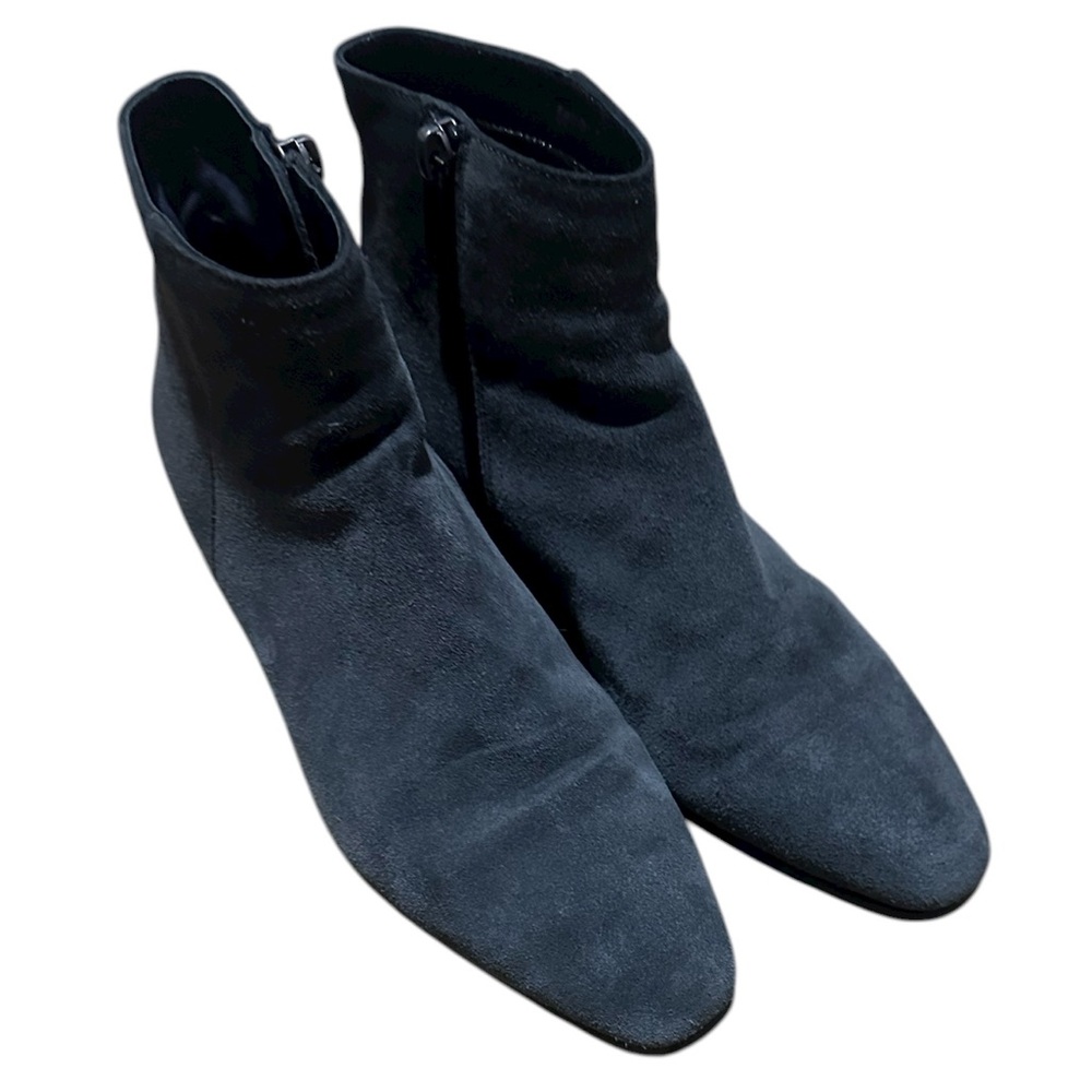 Aquatalia Womens Reeta Gray Suede Ankle Booties Shoes Size 6.5 - Picture 3 of 10